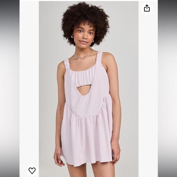 Free People One Two Punch Set Tennis Dress Lavender Fog 💜 Medium ✨ Rare - Picture 4 of 14